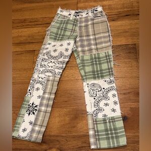 Jaded London Patchwork Denim Size 25